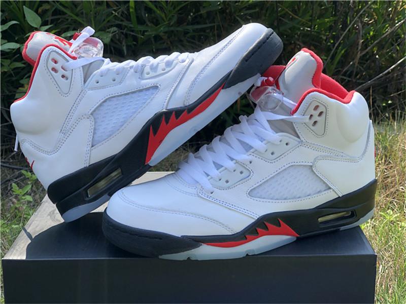 PK GOD Air Jordan 5 Fire Red retail materails ready to ship